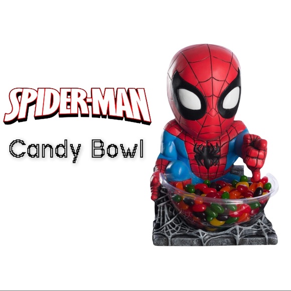 Marvel Holiday Nwt Marvel Spiderman Candy Bowl Holder Poshmark
